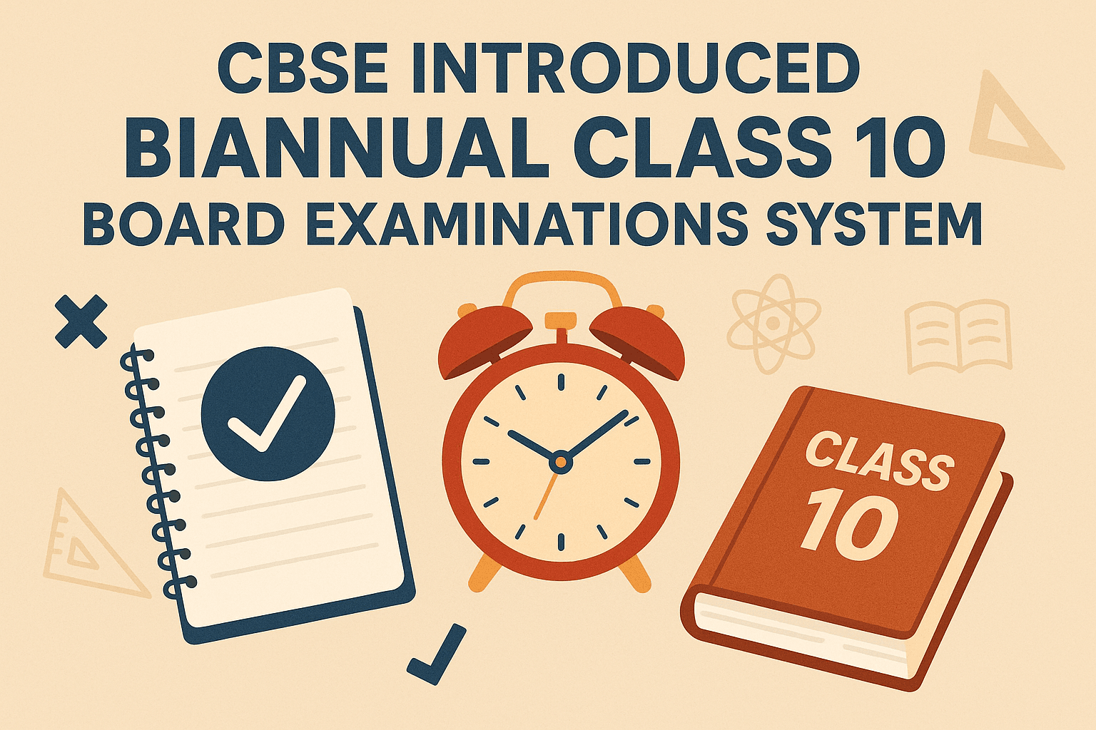 CBSE introduced biannual Class 10 board examinations system