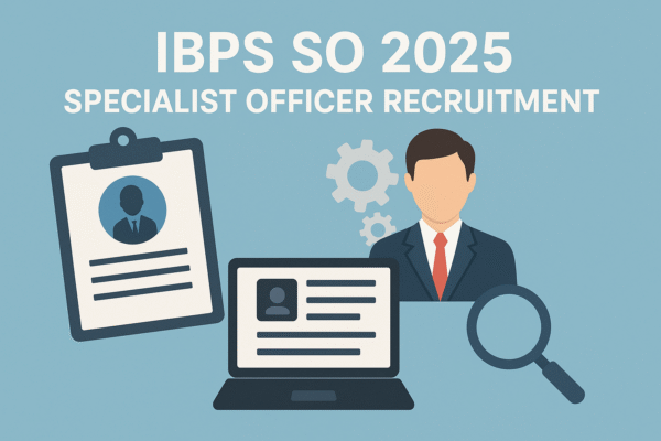IBPS SO Notification 2025: 1007 Specialist Officer Posts BPS SO 2025, Specialist Officer Recruitment