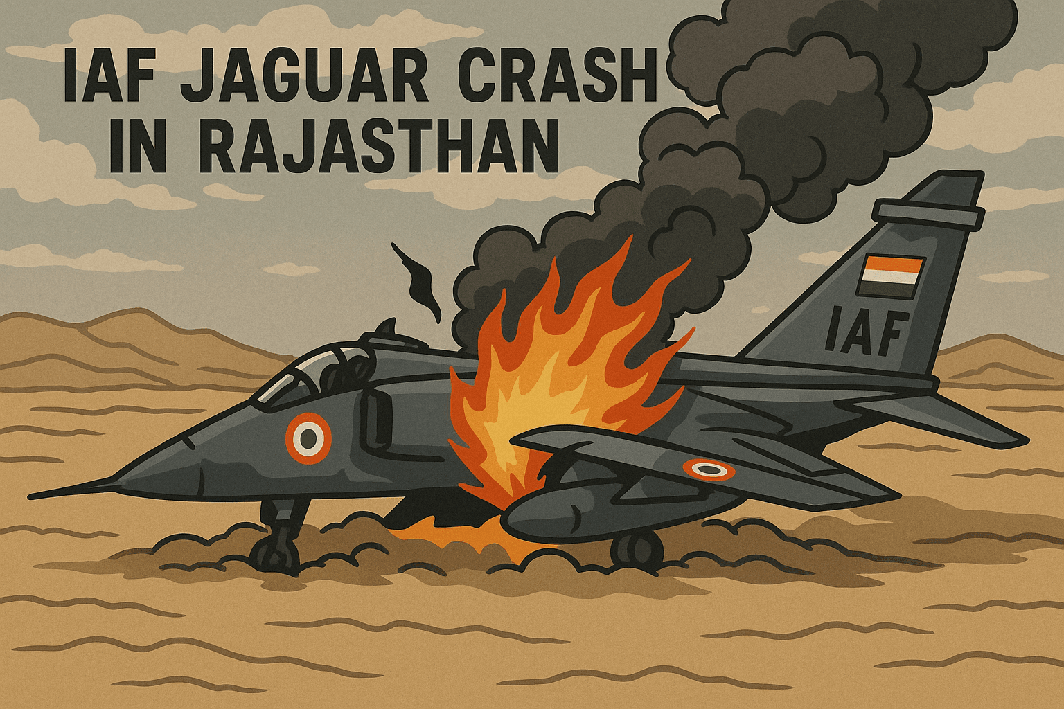 IAF Jaguar crash in rajasthan