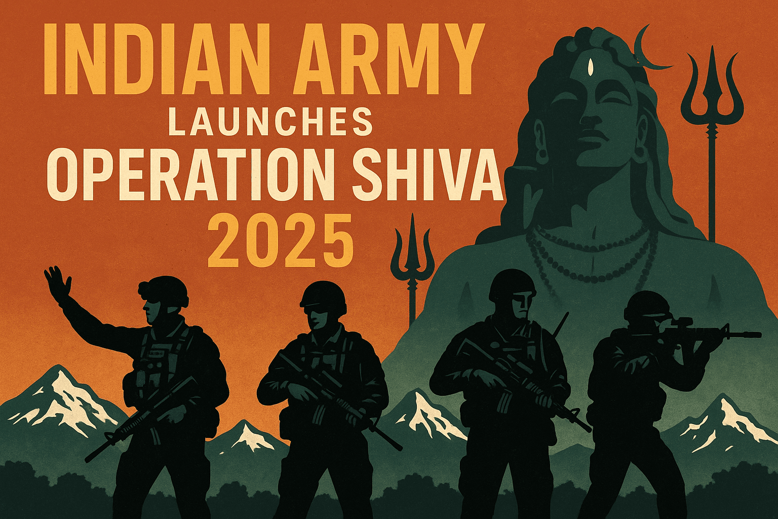 Indian Army Launches Operation Shiva 2025