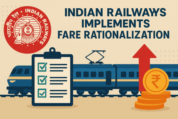 Daily Current Affairs and GK Update for 01.07.2025 Indian Railways implements fare rationalization