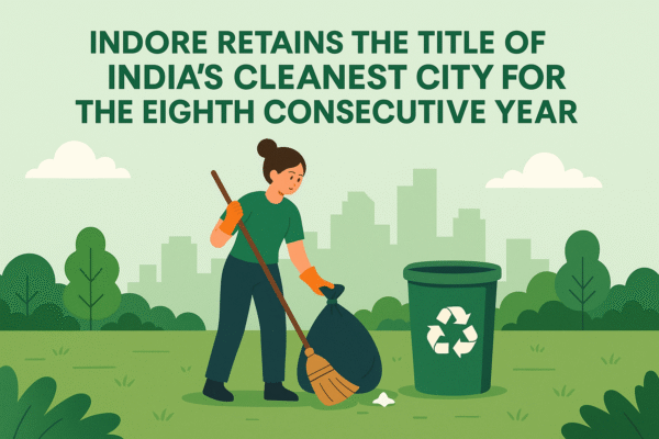 Daily Current Affairs and GK Update – 18.07.2025 Indore retains the title of India's cleanest city for the eighth consecutive year