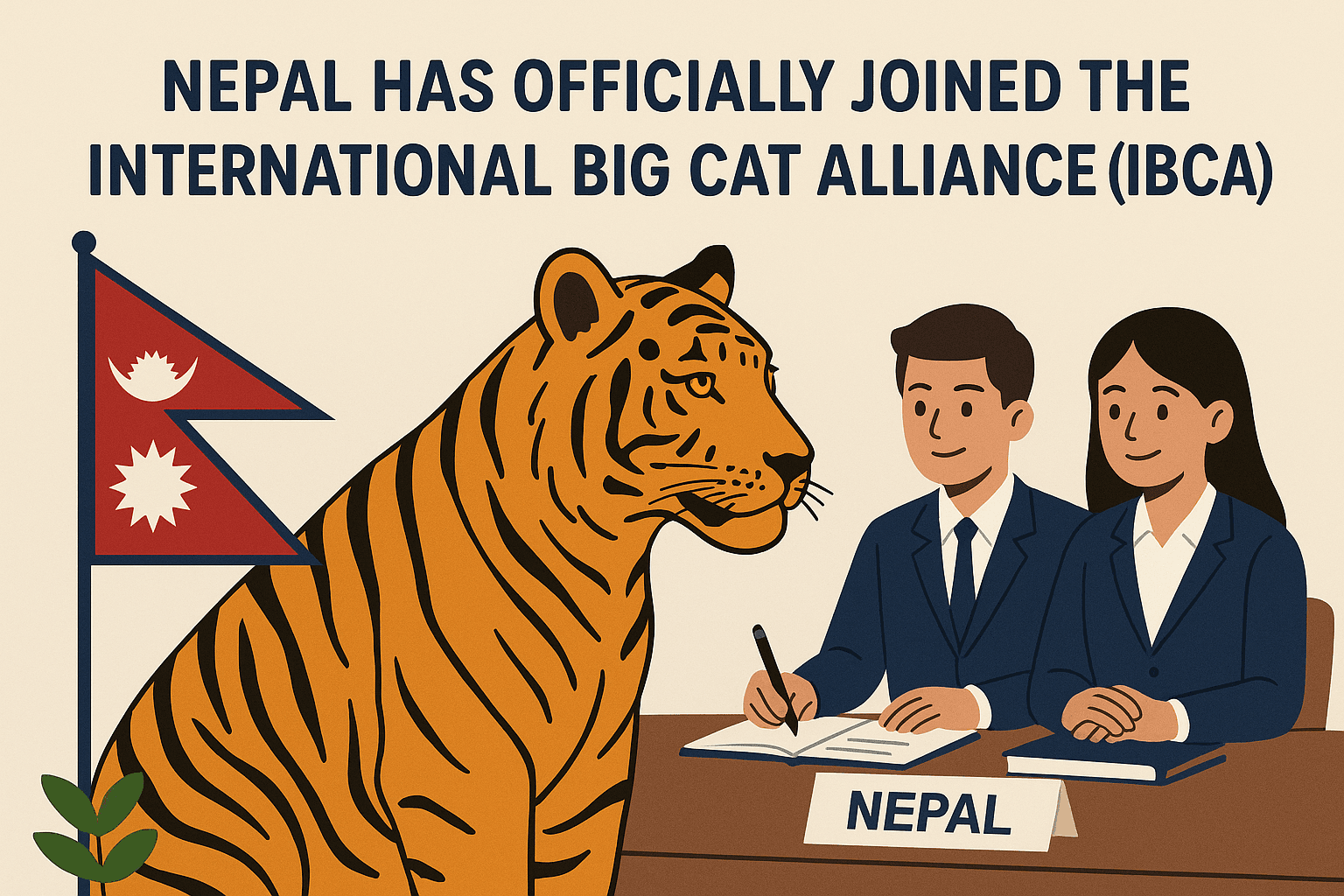Nepal has officially joined the International Big Cat Alliance (IBCA)