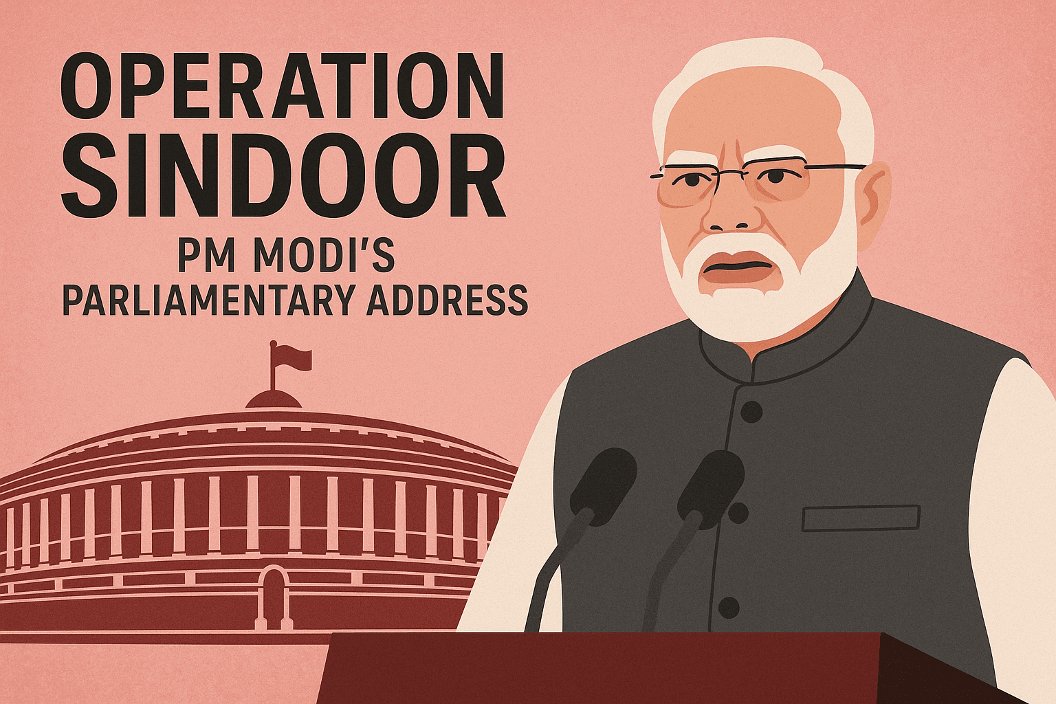 Operation Sindoor PM Modi's Parliamentary Address