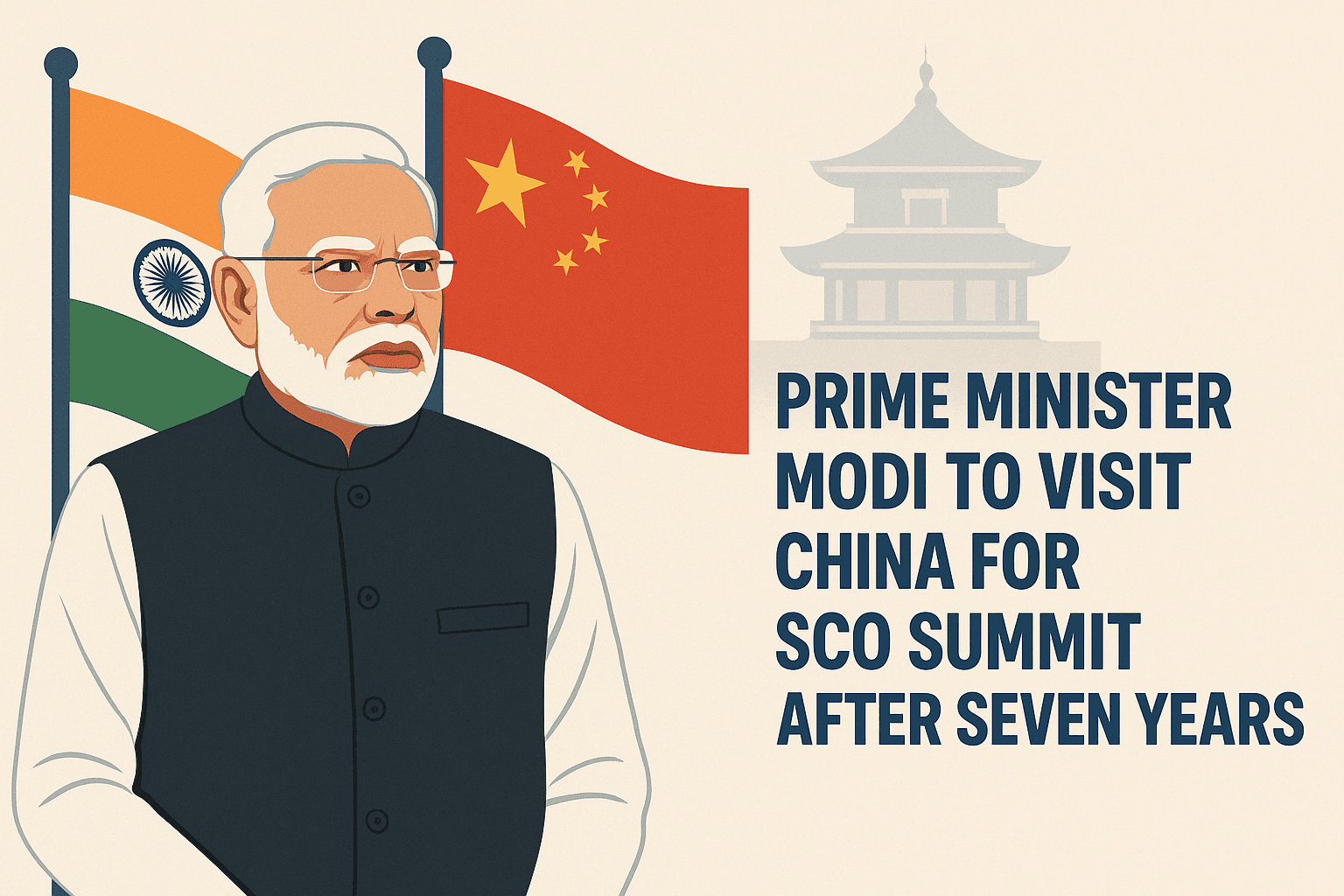 Prime Minister Modi to Visit China for SCO Summit After Seven Years