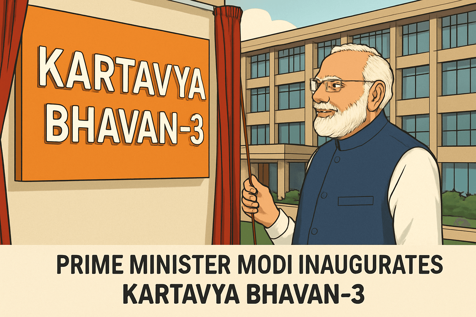 rime Minister Modi Inaugurates Kartavya Bhavan-3