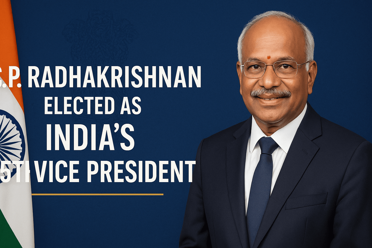 C.P. Radhakrishnan elected as India's 15th Vice President
