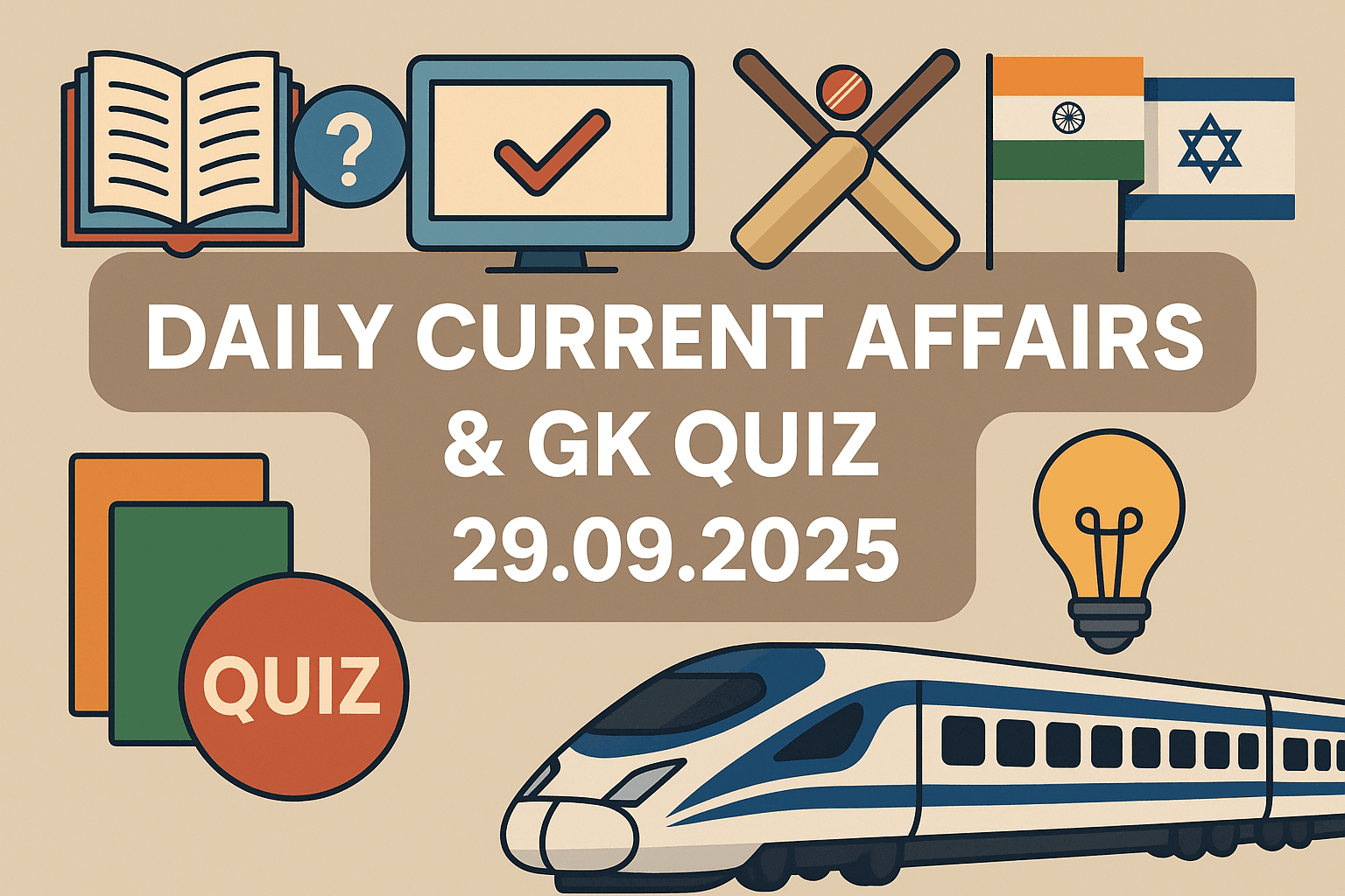 Daily Current Affairs & GK Quiz – 29.09.2025
