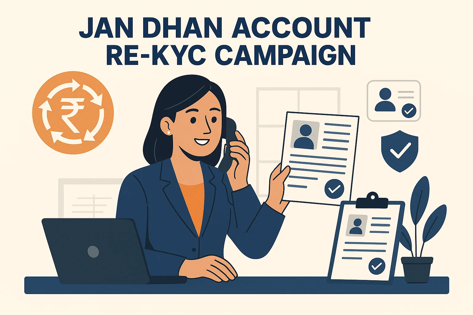 Jan Dhan Account Re-KYC Campaign