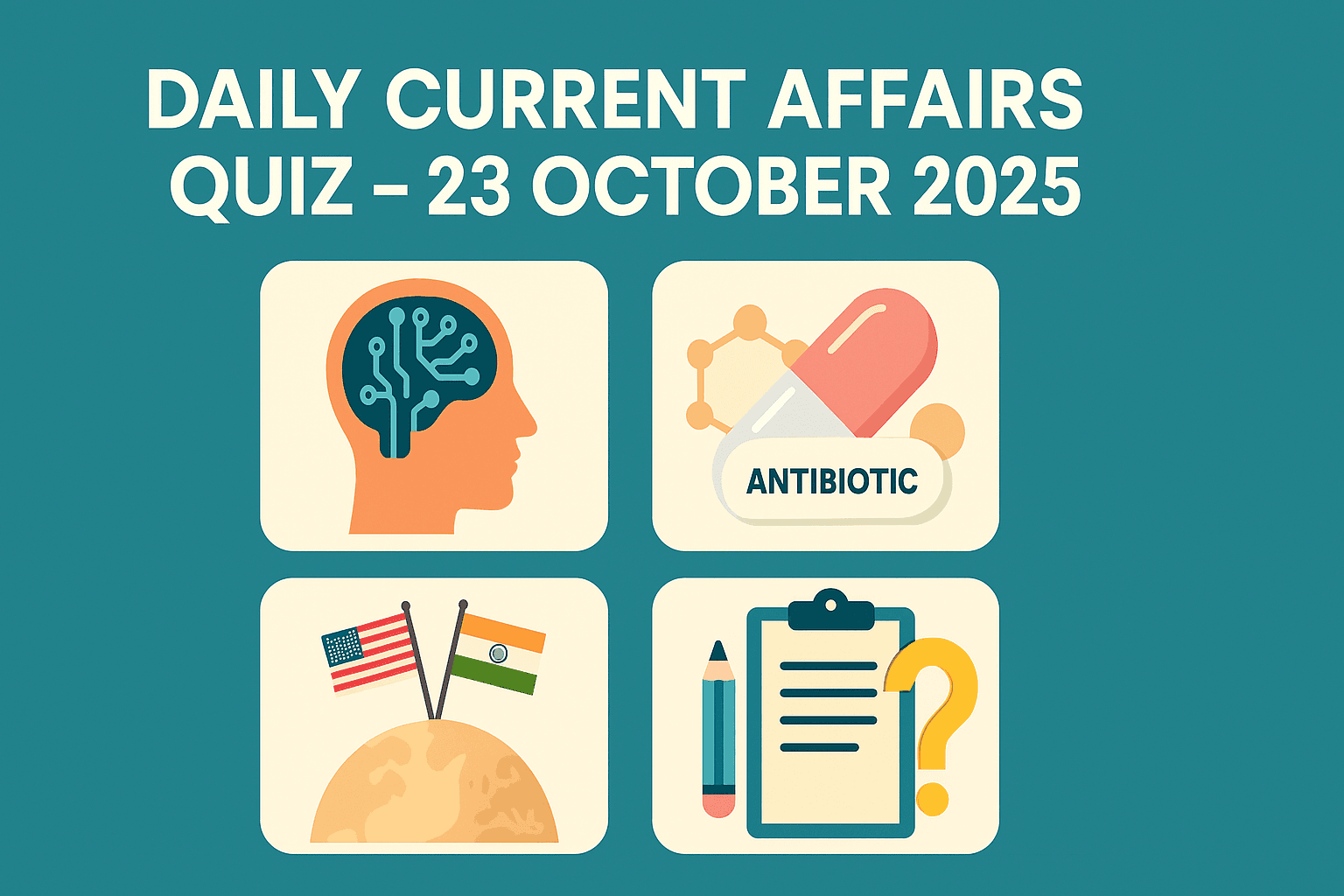 Daily Current Affairs Quiz – 23.10.2025