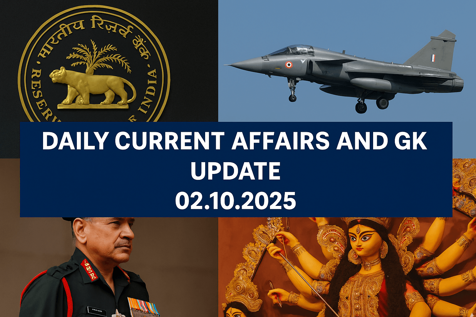 Daily Current Affairs and GK Update - 02.10.2025