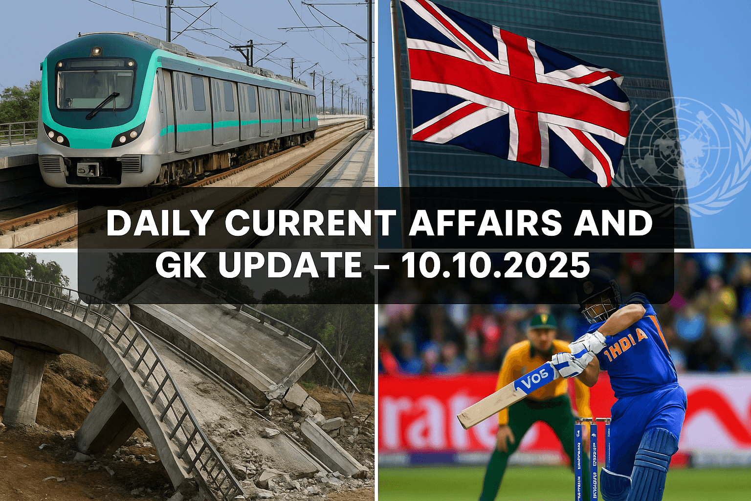 Daily Current Affairs and GK Update - 10.10.2025