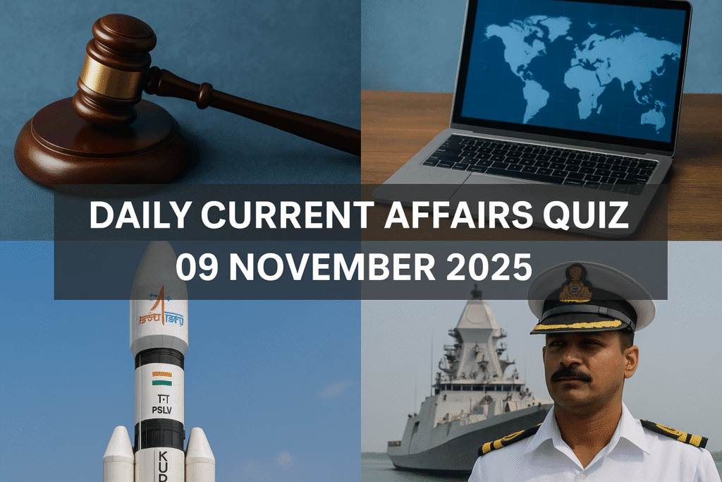 Daily Current Affairs Quiz – 09 November 2025 | Daily GK Update