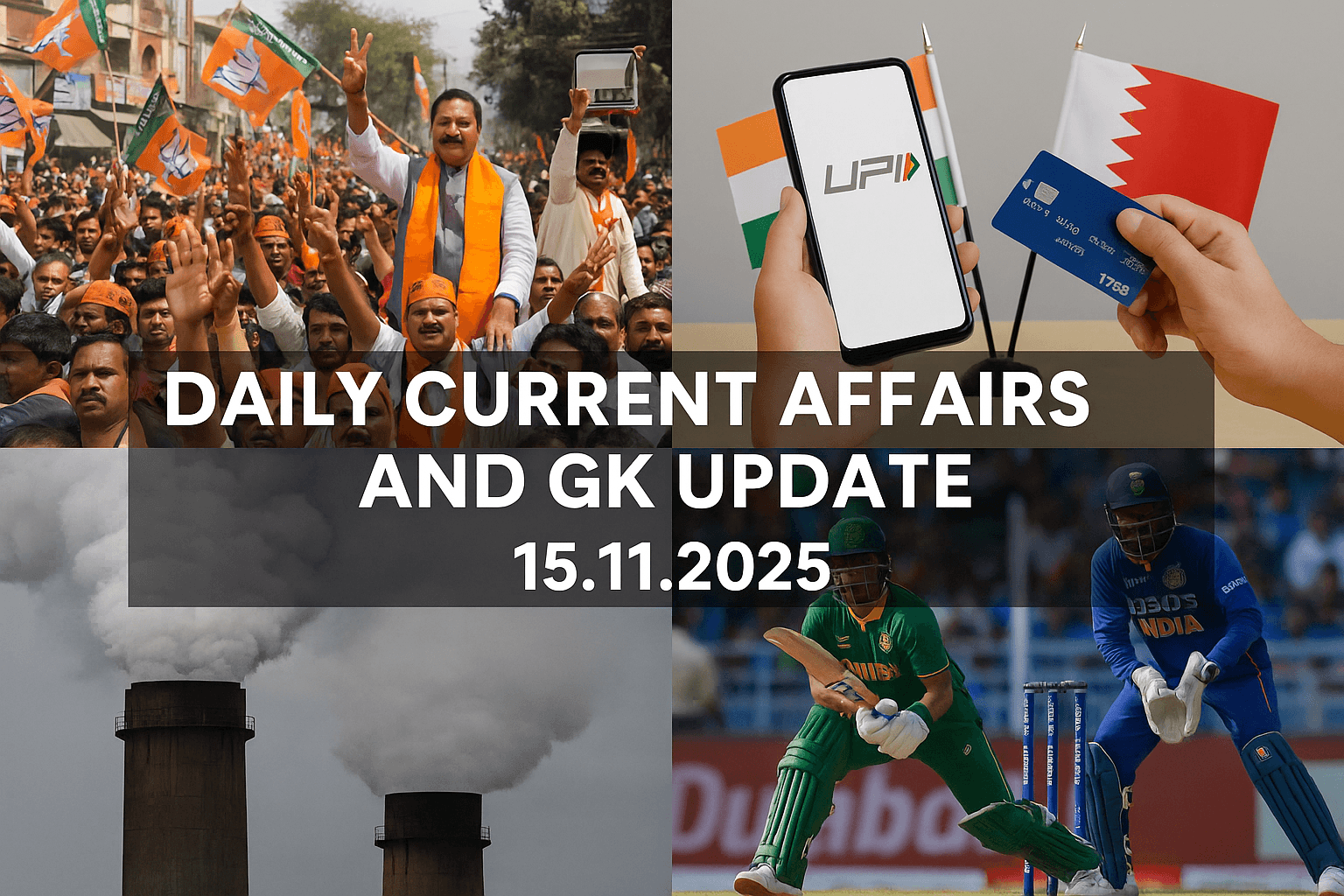Daily Current Affairs Quiz 15 November 2025