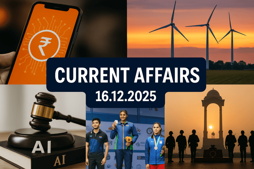 Current Affairs – 16 December 2025 | Daily GK Update