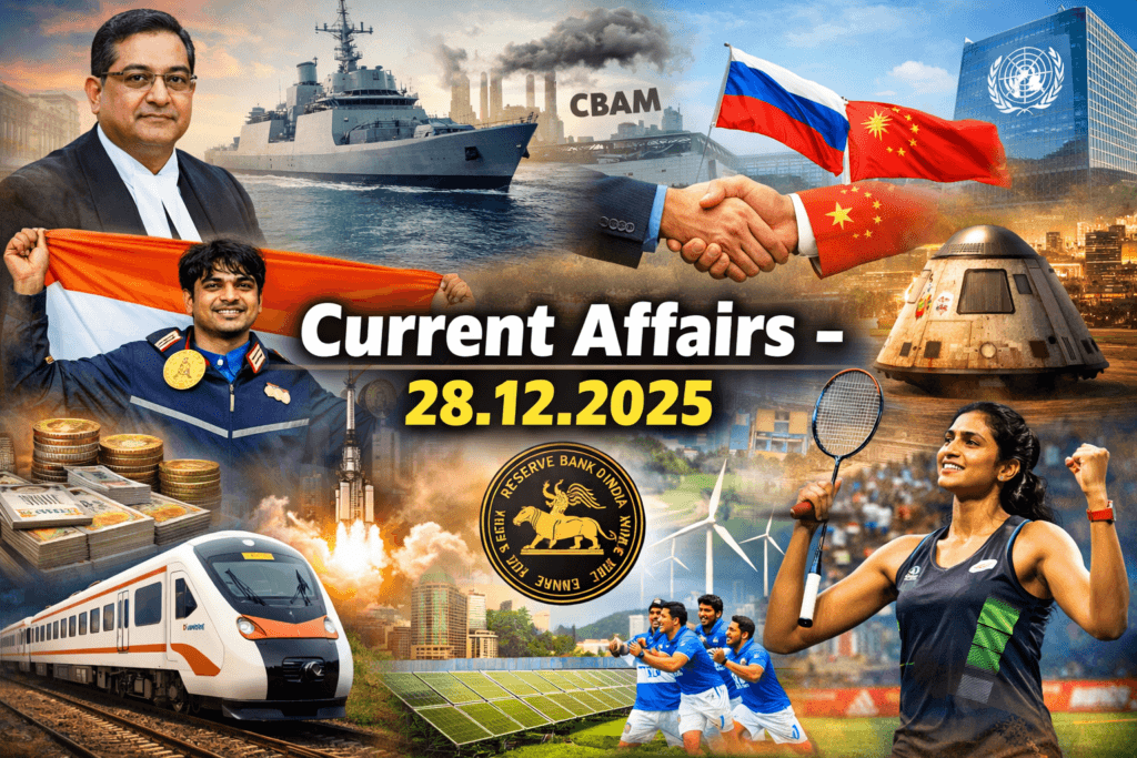 Current Affairs – 28 December 2025 | Daily GK Update
