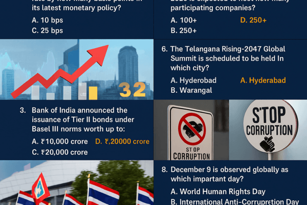 Current Affairs Quiz - 09.12.2025