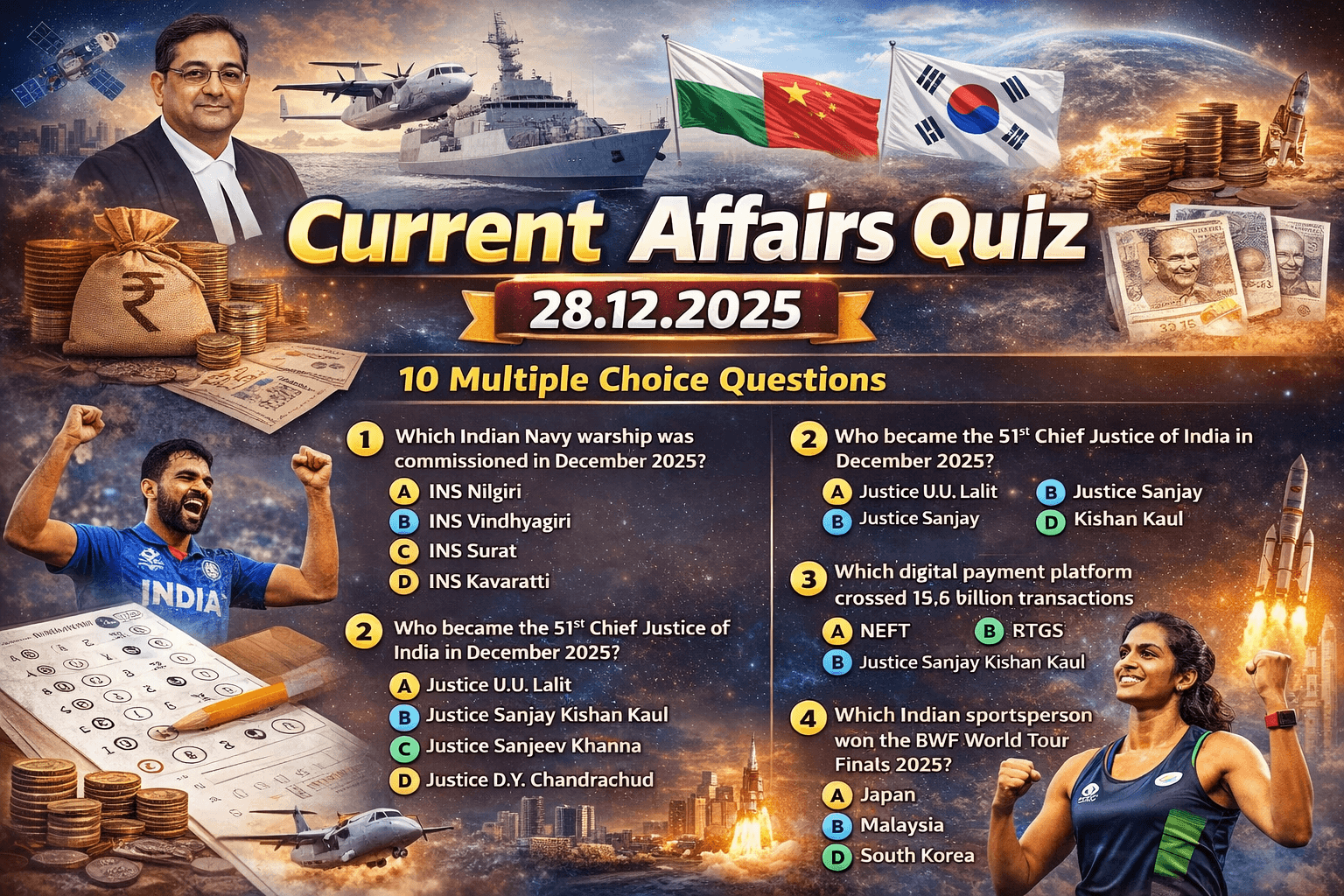 Current Affairs Quiz-28.12.2025