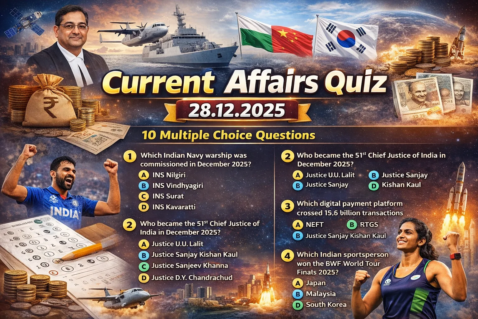 Current Affairs Quiz-28.12.2025