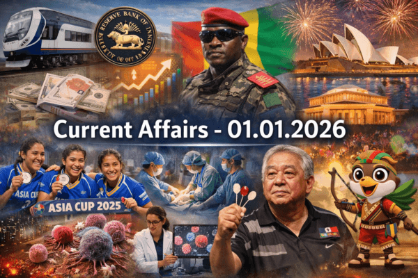 Current Affairs 01.01.2026