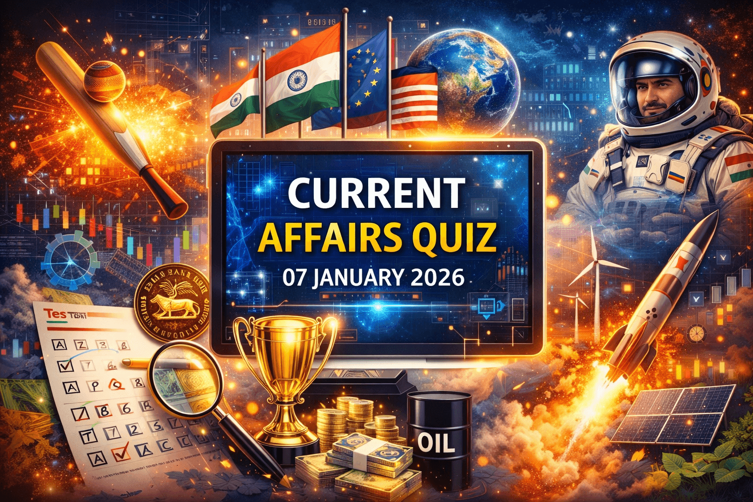 Current Affairs Quiz - 07.01.2026