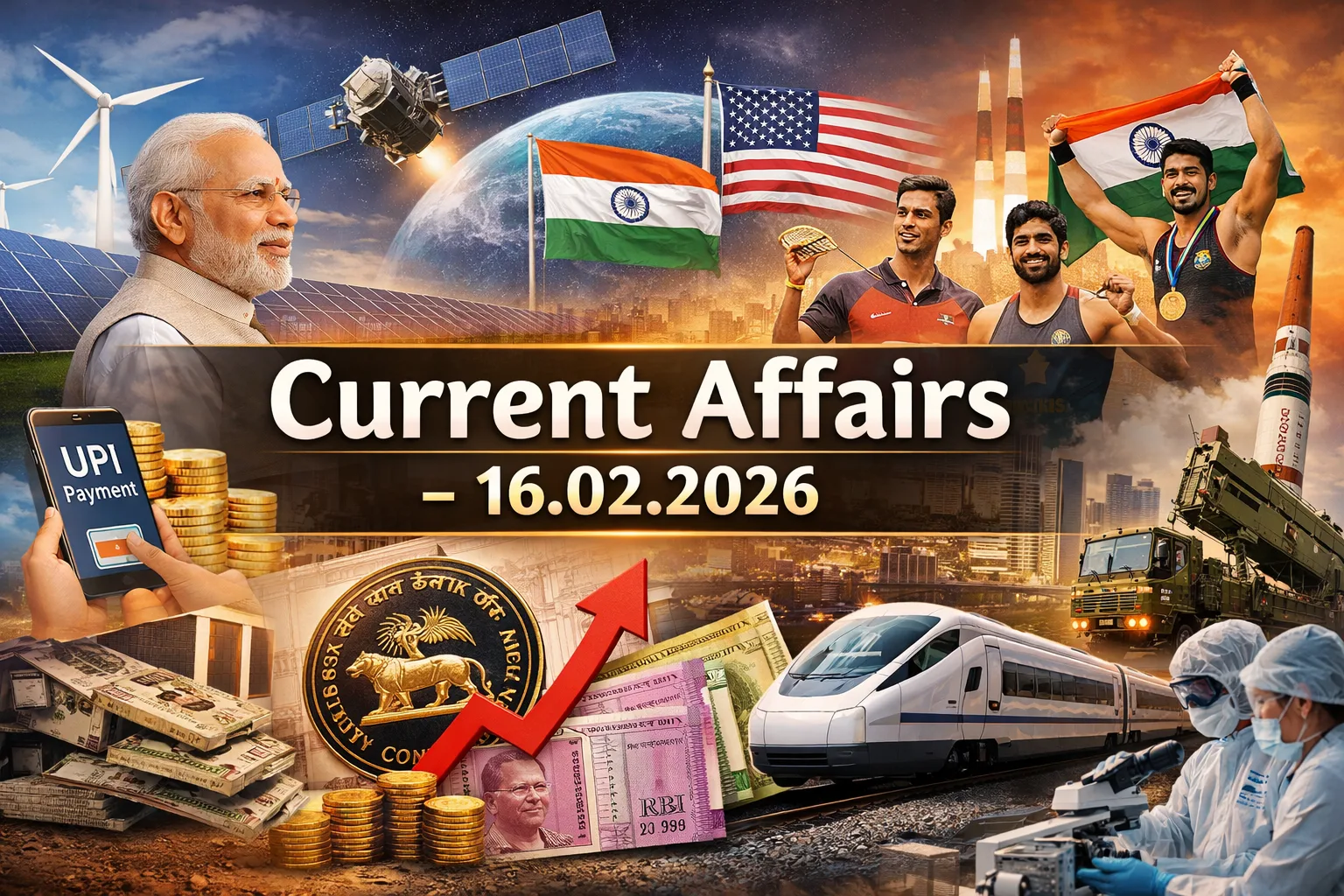 Current Affairs -16.02.2026