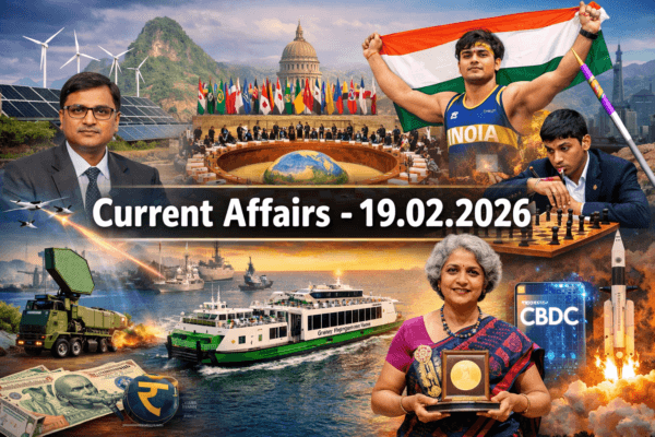 Current Affairs -19.02.2026