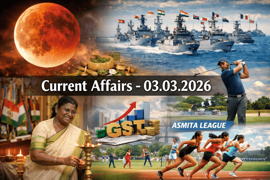 CURRENT AFFAIRS — 03 March 2026 | Daily GK Update