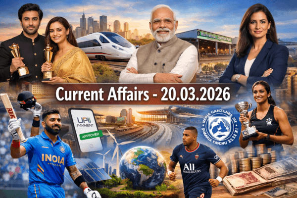Current Affairs -20.03.2026