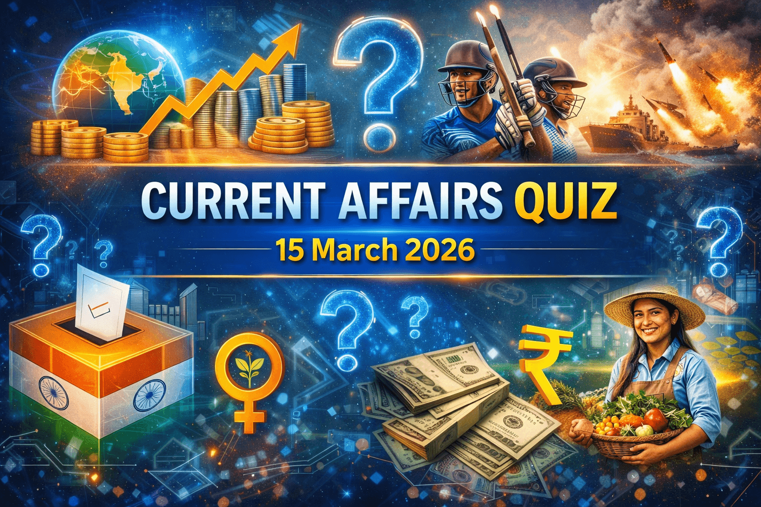 Current Affairs Quiz 15 March 2026