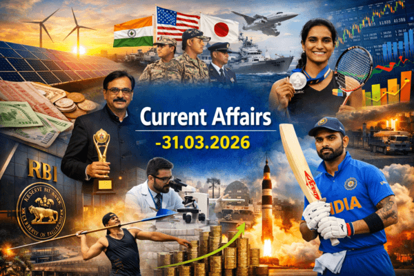 Current Affairs – 31.03.2026