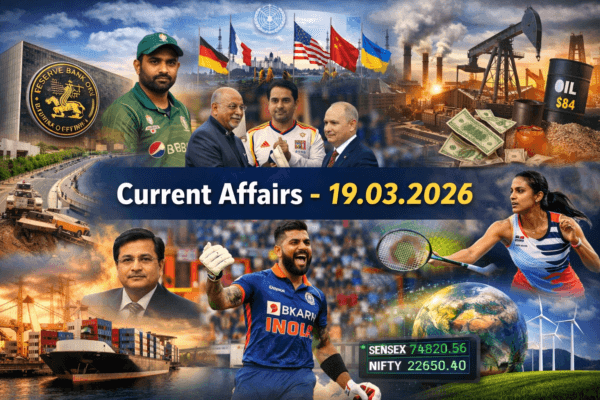 Daily Current Affairs – 19.03.2026