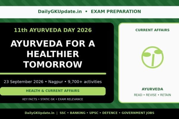 11th Ayurveda Day 2026 Ayurveda for a Healthier Tomorrow