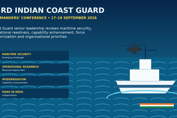 43rd Indian Coast Guard Commanders Conference 2026 in New Delhi on maritime security