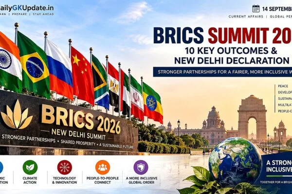 BRICS Summit 2026 key outcomes and New Delhi Declaration for competitive exam preparation