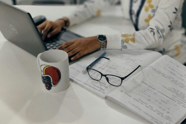 Organized study workspace representing a focused 90-day competitive exam preparation strategy