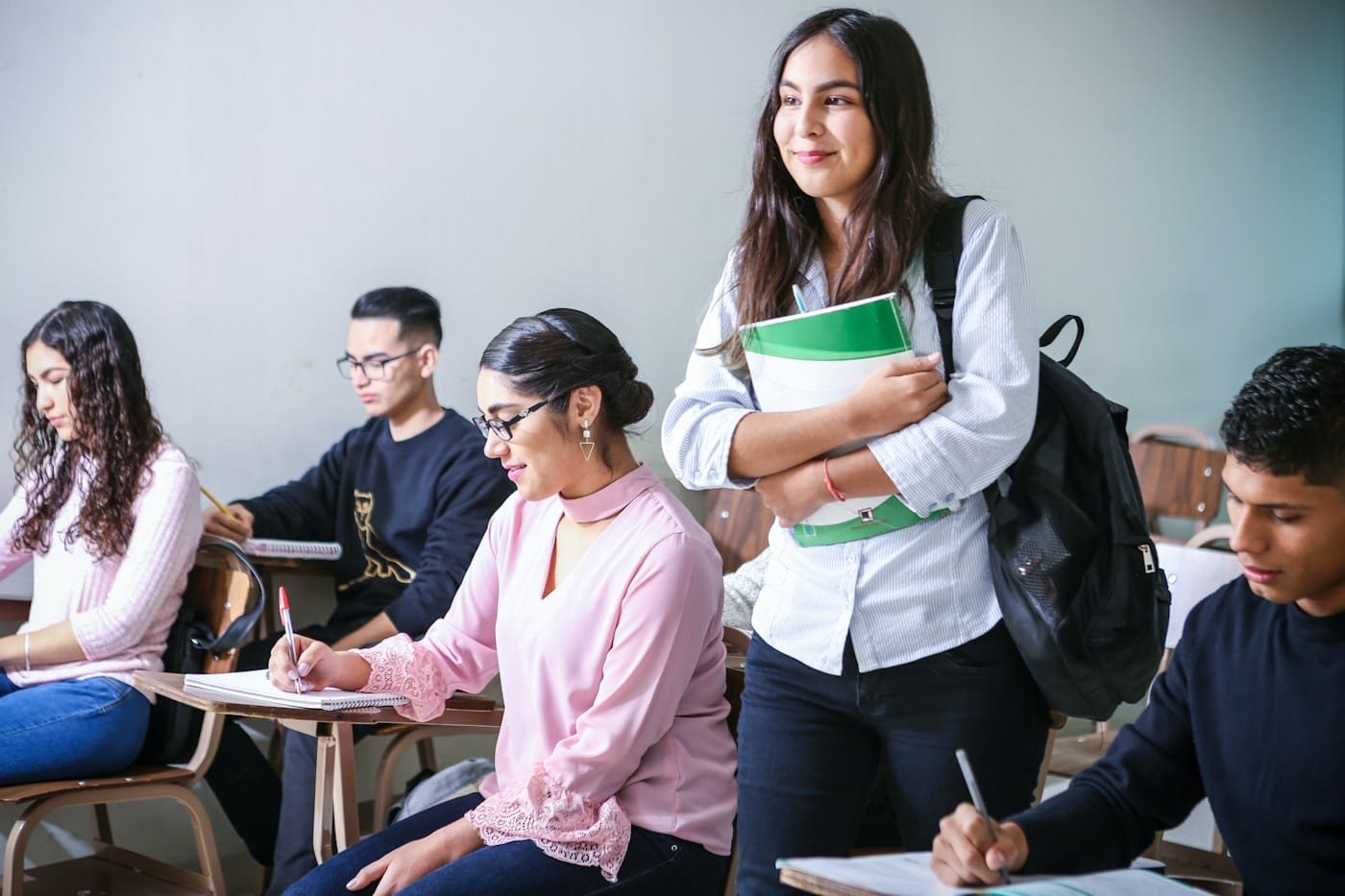 Student preparing for the IBPS PO Mains competitive examination