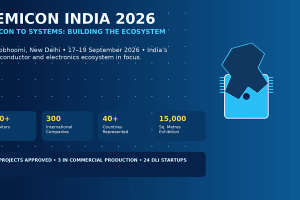 SEMICON India 2026 semiconductor ecosystem event at Yashobhoomi New Delhi