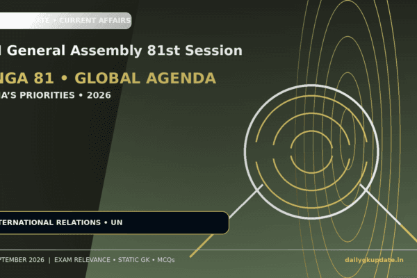 UN General Assembly 81st Session 2026 global agenda