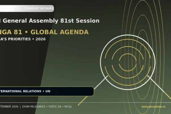 UN General Assembly 81st Session 2026 global agenda