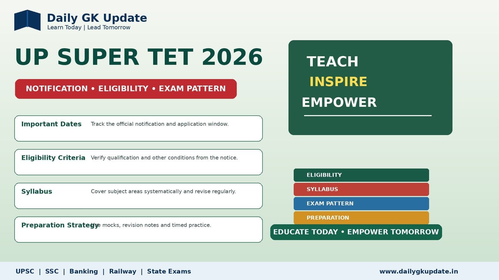 UP Super TET 2026 assistant teacher recruitment and examination preparation guide
