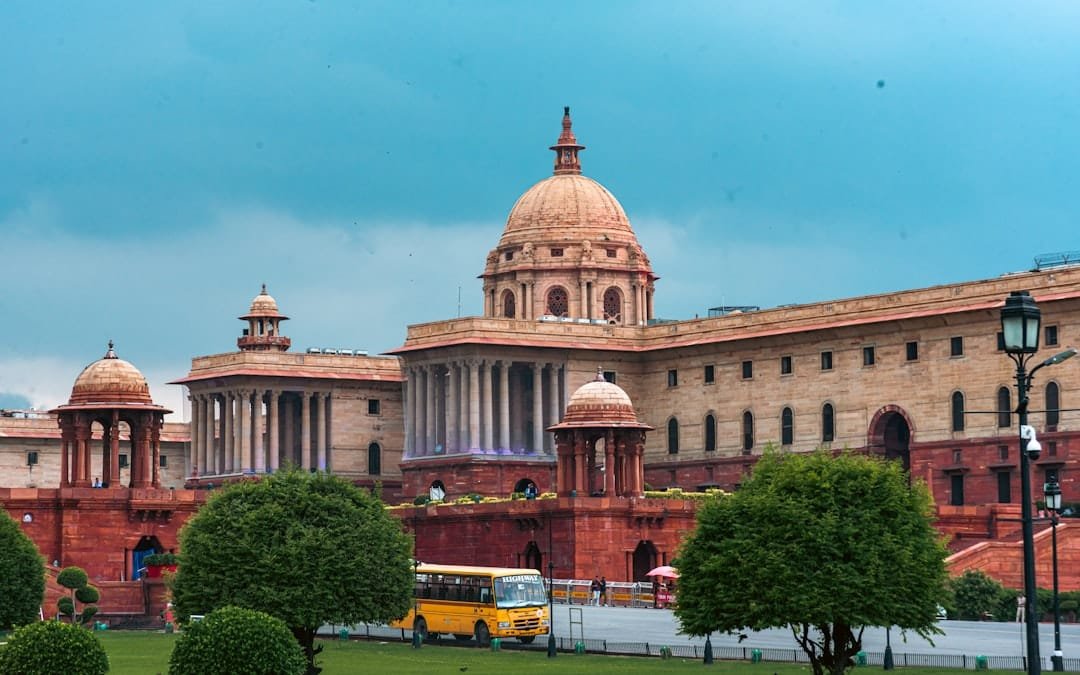 Government recruitment opportunity and official building in India