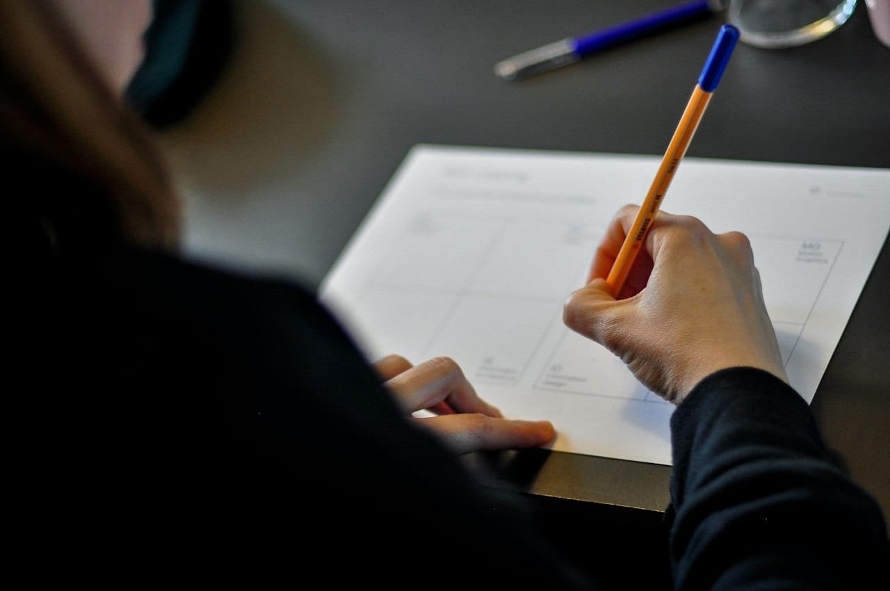 Student planning a 90-day competitive exam study schedule