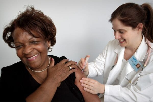 Vaccination at a public health clinic
