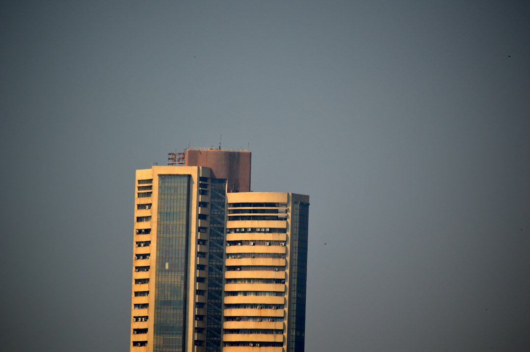 Bombay Stock Exchange building representing India's banking and financial system
