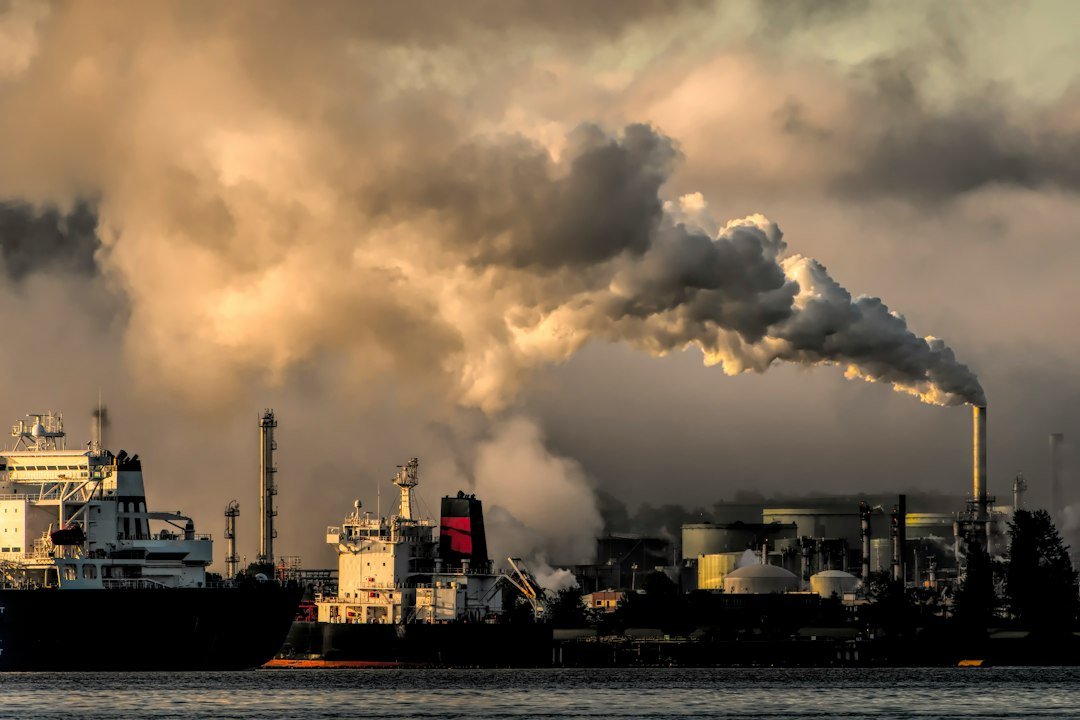 Industrial emissions and air pollution; illustrative image for the CAQM GRAP Stage I explainer