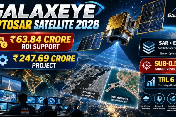 GalaxEye OptoSAR Satellite 2026 – OptoSAR mission and RDI support