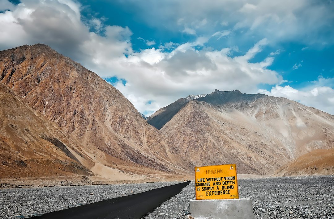 High-altitude Himalayan landscape illustrating Ladakh infrastructure and development projects